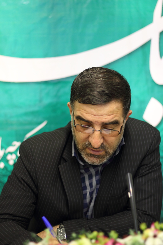 احمد امیرآبادی فراهانی، نماینده قم در حاشیه بازدید از سایت «نماینده»