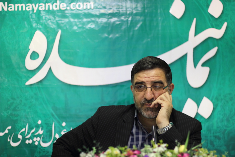احمد امیرآبادی فراهانی، نماینده قم در حاشیه بازدید از سایت «نماینده»