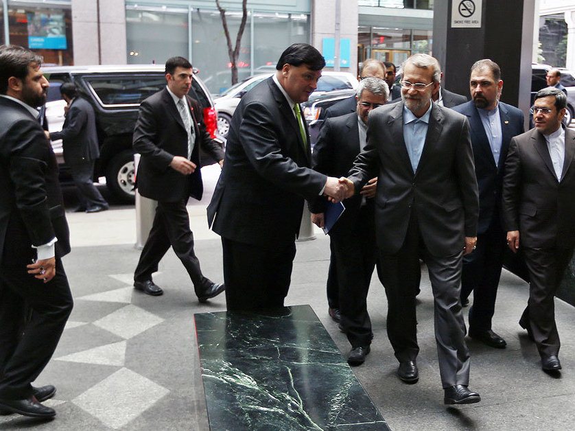 ورود لاریجانی به نیویورک