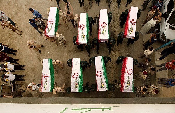 ورود پیکر ۸۰ شهید دفاع مقدس از مرز شلمچه