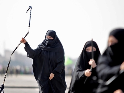 زنان نانچیکو کار در مانور سپاه تهران