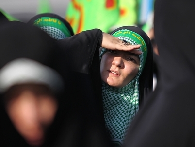 زنان نانچیکو کار در مانور سپاه تهران