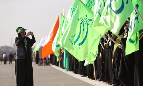 زنان نانچیکو کار در مانور سپاه تهران