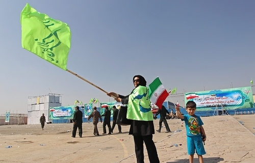 زنان نانچیکو کار در مانور سپاه تهران