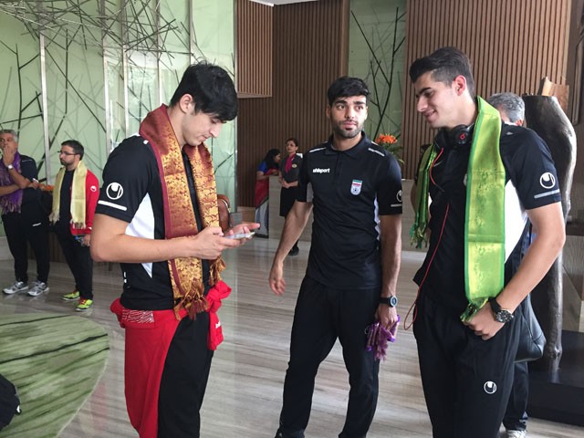 تیم ملی فوتبال ایران وارد هند شد