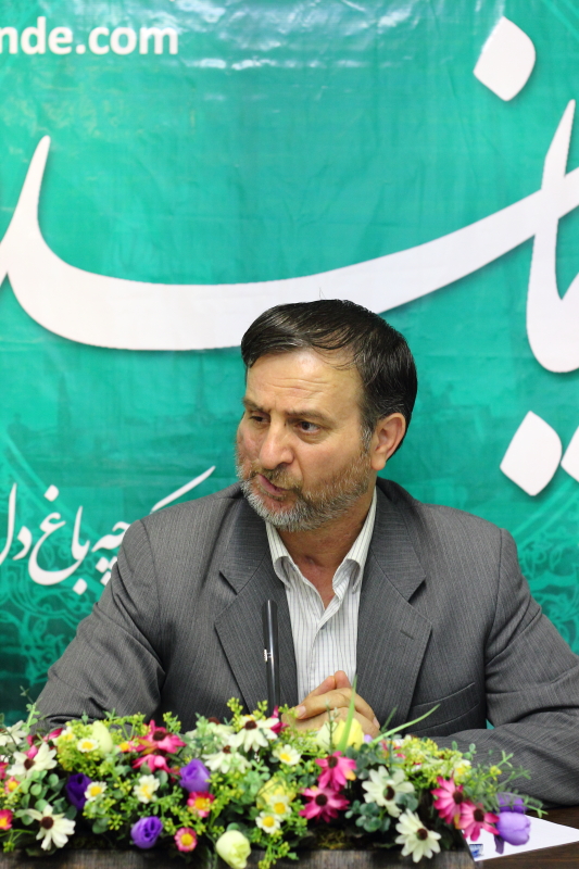 شهروز افخمی نماینده ملکان، در حاشیه بازدید از سایت «نماینده»