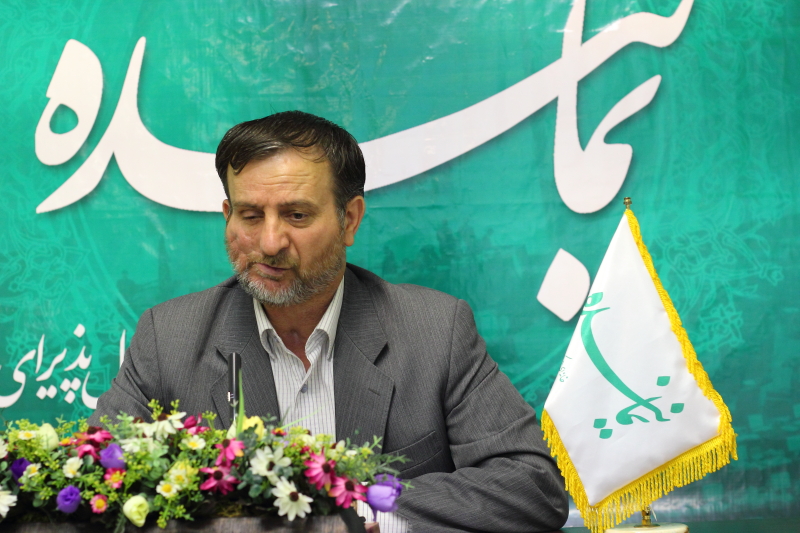 شهروز افخمی نماینده ملکان، در حاشیه بازدید از سایت «نماینده»