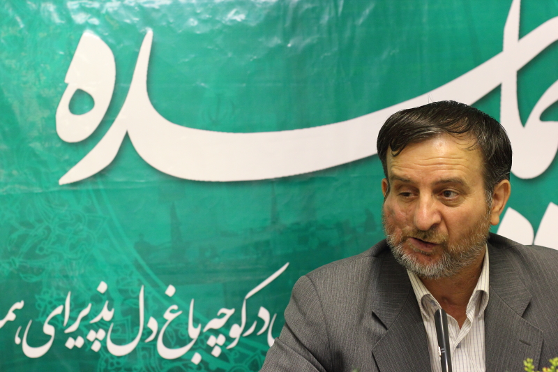 شهروز افخمی نماینده ملکان، در حاشیه بازدید از سایت «نماینده»
