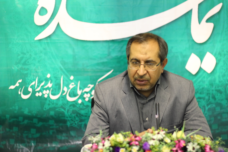 جمشید جعفرپور، نماینده لارستان، در حاشیه بازدید از سایت «نماینده»