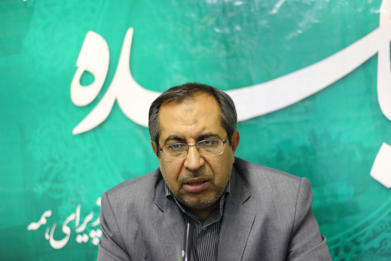 جمشید جعفرپور، نماینده لارستان، در حاشیه بازدید از سایت «نماینده»