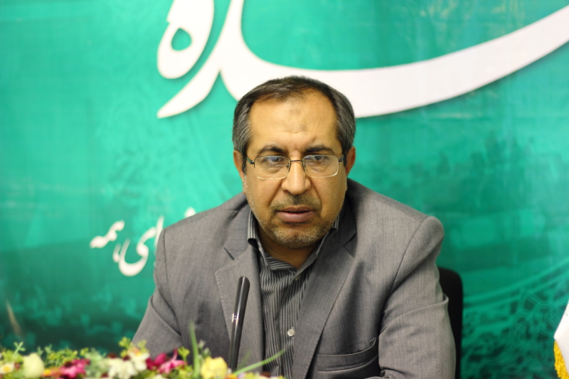 جمشید جعفرپور، نماینده لارستان، در حاشیه بازدید از سایت «نماینده»