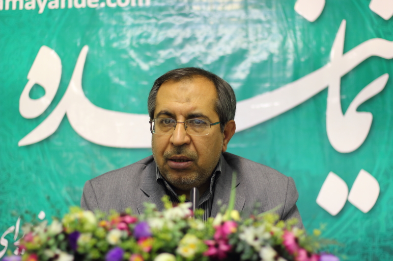 جمشید جعفرپور، نماینده لارستان، در حاشیه بازدید از سایت «نماینده»