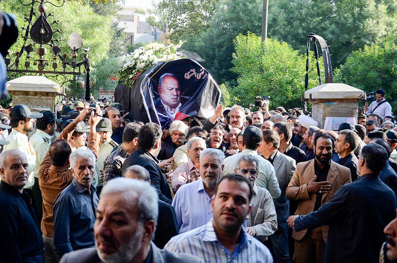 مراسم تشییع پیکر پدر فرمانده نیروی انتظامی - اصفهان