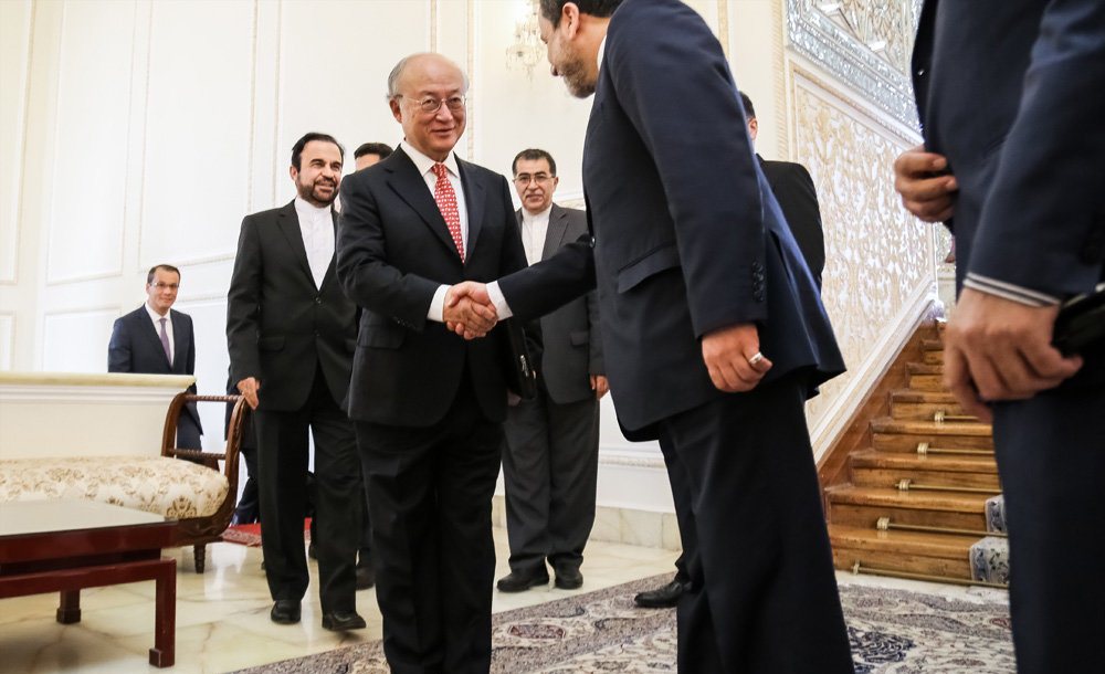 دیدار دبیر کل آژانس بین المللی انرژی اتمی با وزیر امورخارجه