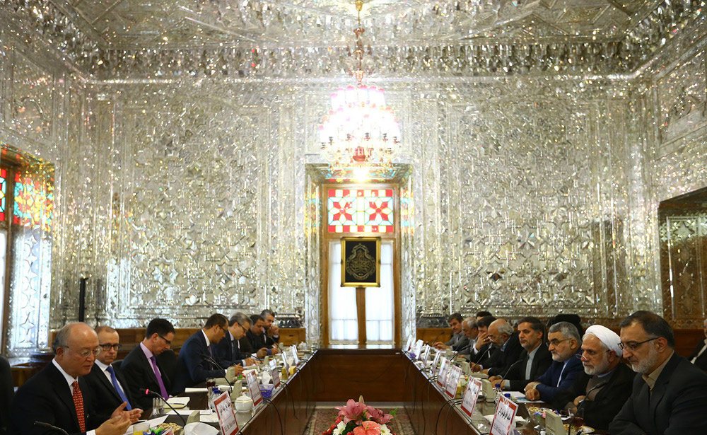 حضور آمانو در کمیسیون ویژه برجام مجلس شورای اسلامی