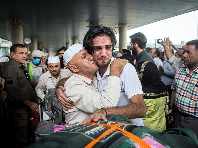 بازگشت اولین کاروان حجاج ایرانی