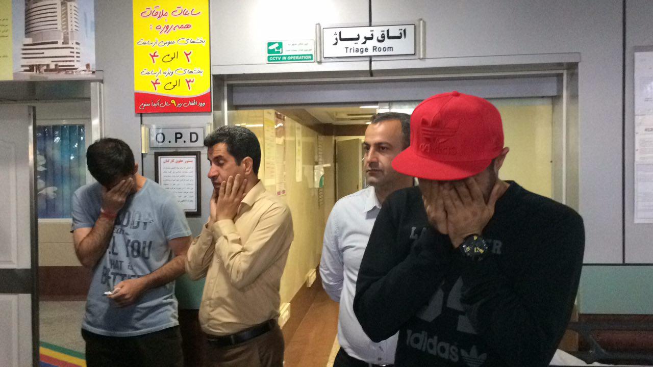 بازیکنان پرسپولیس بر بالین نوروزی