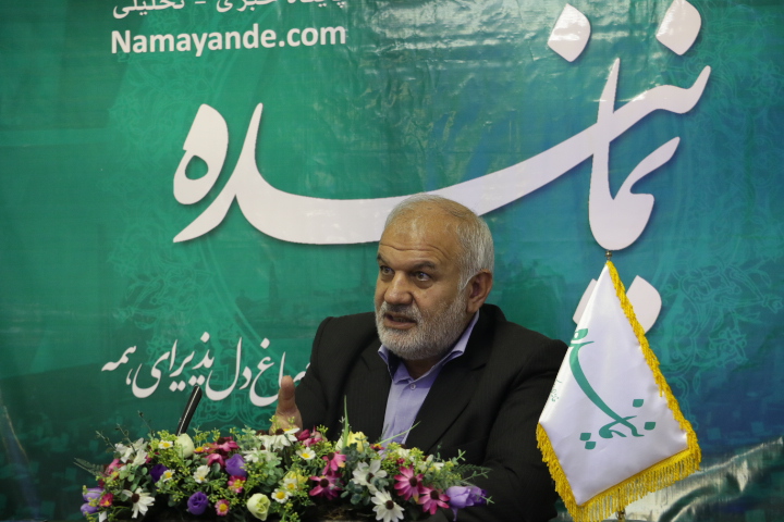 حبیب آقاجری، نماینده مردم استان خوزستان در حاشیه بازدید از سایت «نماینده»
