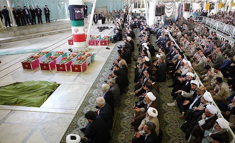 تشییع پیکر جانباختگان فاجعه منا