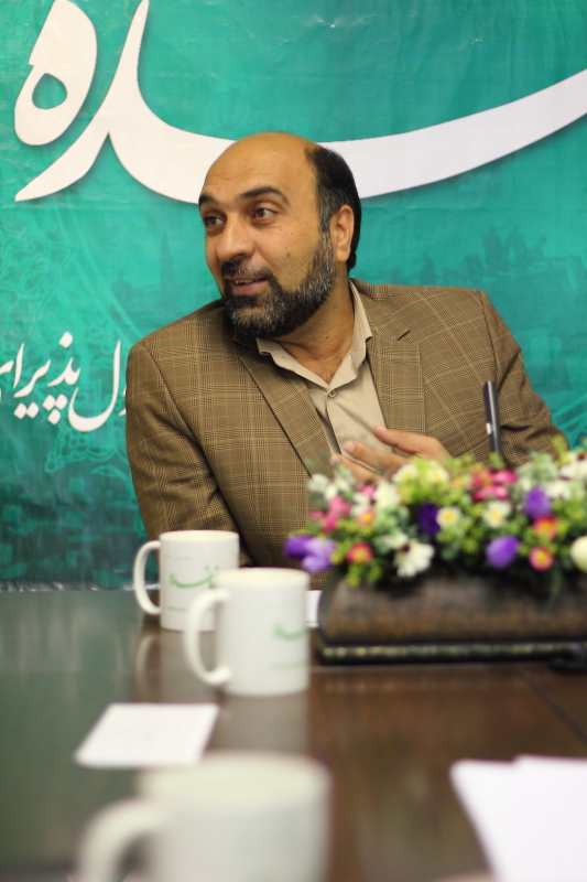 محسن صرامی در حاشیه بازدید از سایت «نماینده»