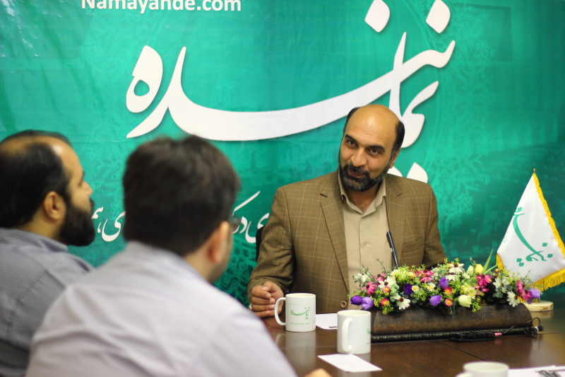 محسن صرامی در حاشیه بازدید از سایت «نماینده»