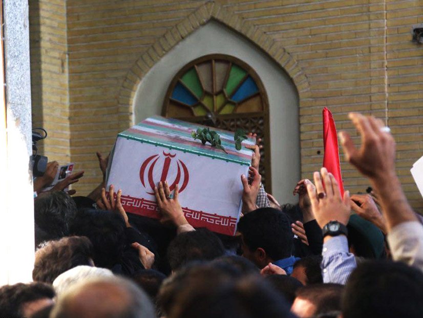 تشییع پیکر شهید سردار شهید حسین همدانی