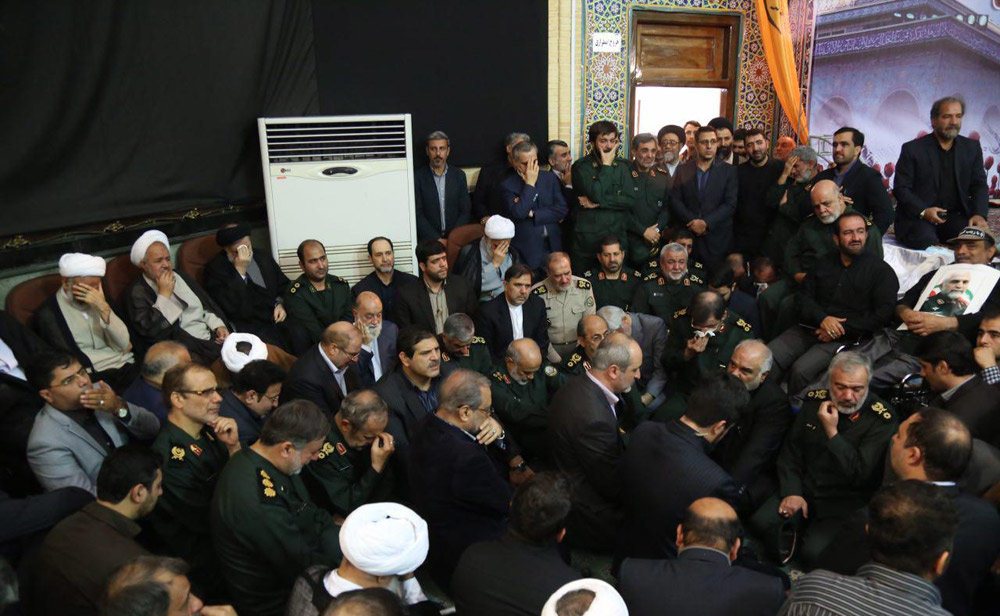 تشییع پیکر شهید سردار شهید حسین همدانی
