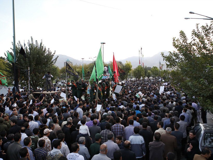استقبال از پیکر سردار شهید حسین همدانی