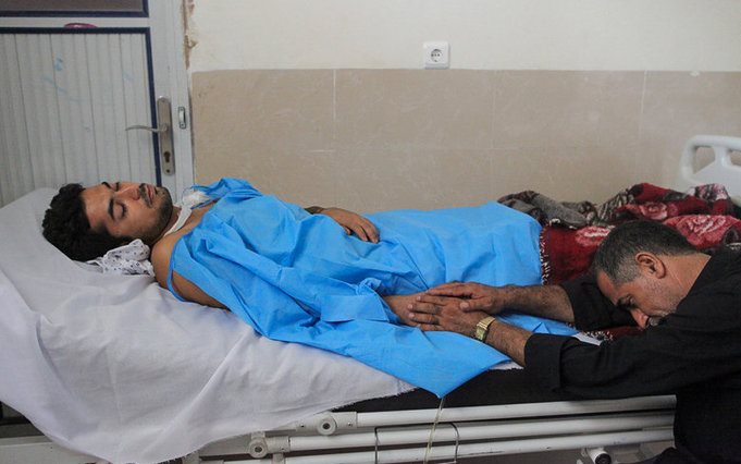 یکی از مجروحان حادثه تیراندازی دزفول