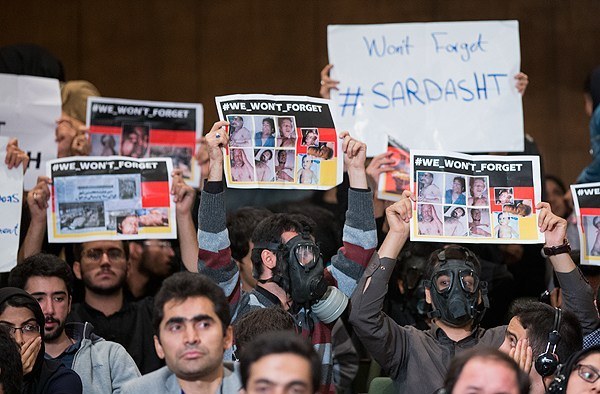 وزیر آلمانی در دانشگاه تهران