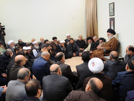 دیدار مسئولان و دست اندرکاران حج با رهبرانقلاب