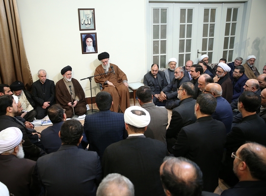 دیدار مسئولان و دست اندرکاران حج با رهبرانقلاب