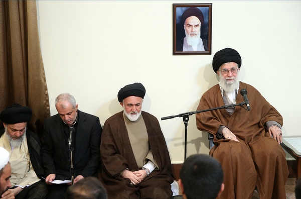 دیدار مسئولان و دست اندرکاران حج با رهبرانقلاب