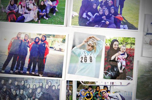 مراسم خاکسپاری خانم ورزشکار