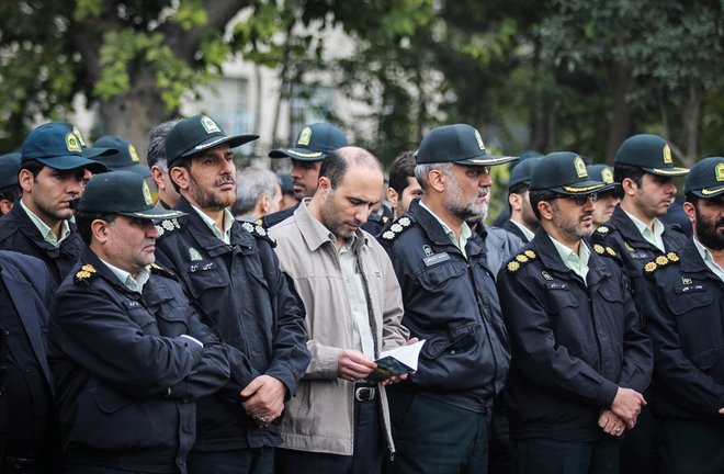 تشییع پیکر دو شهید پلیس آگاهی