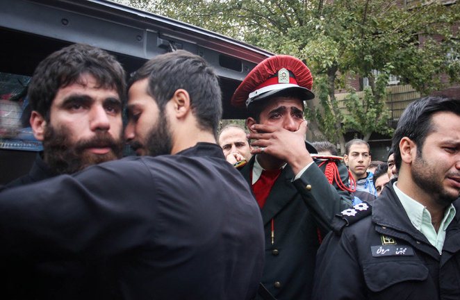 تشییع پیکر دو شهید پلیس آگاهی