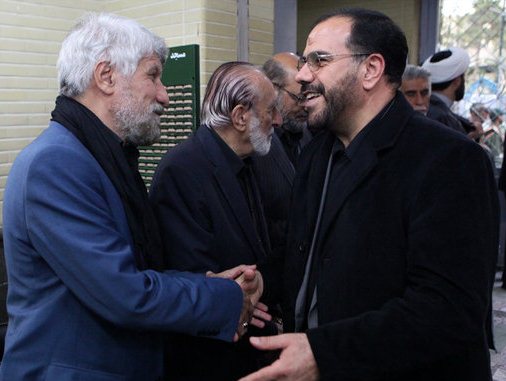 مجلس ترحیم پدر صادق آهنگران