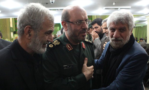 مجلس ترحیم پدر صادق آهنگران