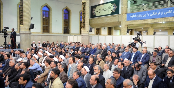 دیدار جمعی از رؤسای دانشگاه‌ها با رهبر انقلاب