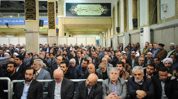 دیدار جمعی از رؤسای دانشگاه‌ها با رهبر انقلاب