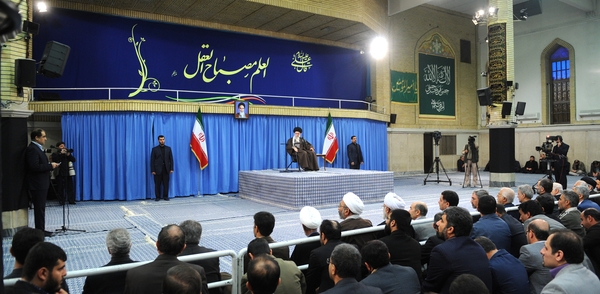دیدار جمعی از رؤسای دانشگاه‌ها با رهبر انقلاب
