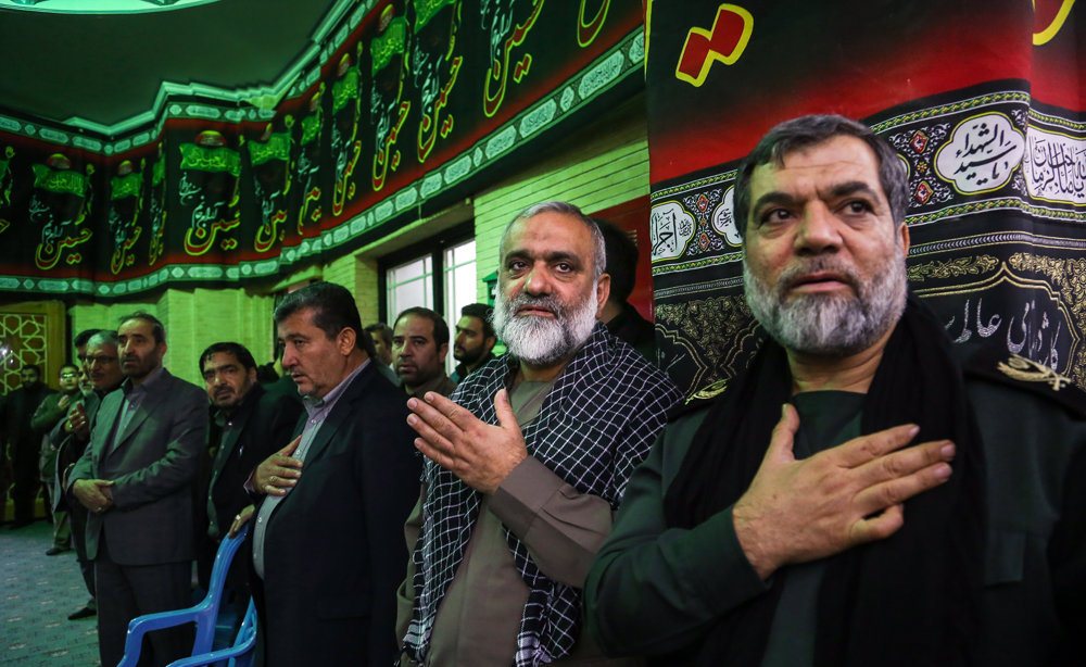 مراسم یادبود چهلمین روز شهادت سردار حسین همدانی