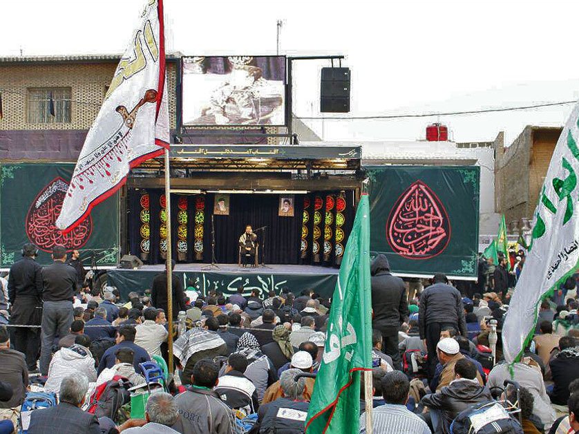 آغاز پیاده روی هیات شباب الامام الخمینی از نجف