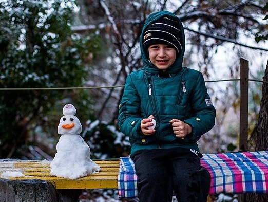 برف پاییزی در تهران