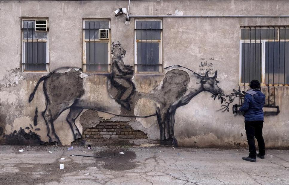 تصاویر رویترز از هنر خیابانی در ایران