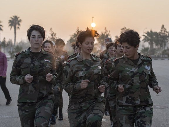 زنان تکاور ارتش سوریه