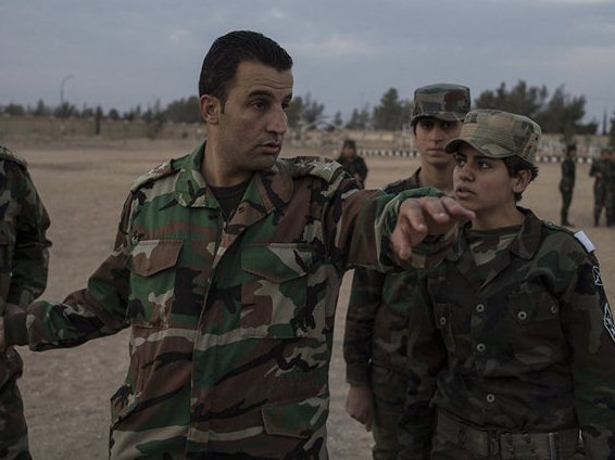 زنان تکاور ارتش سوریه