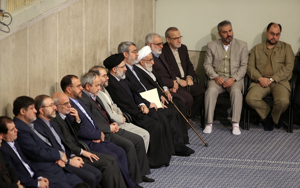 دیدار دست‌اندرکاران انتخابات با رهبرانقلاب