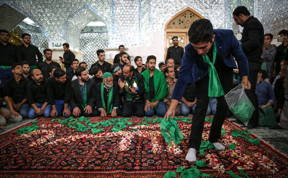 مراسم قالیشویان مشهد اردهال
