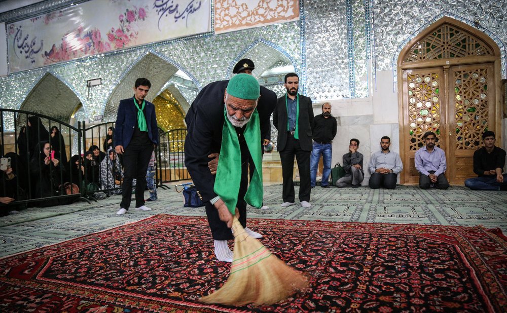 مراسم قالیشویان مشهد اردهال
